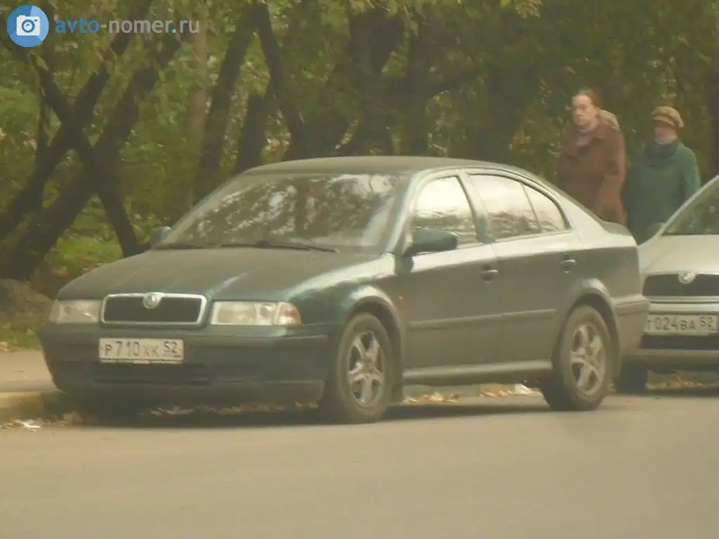 Фото автомобиля SKODA OCTAVIA, 1998 — госномер А599КН156. Цвет: Темно-зеленый