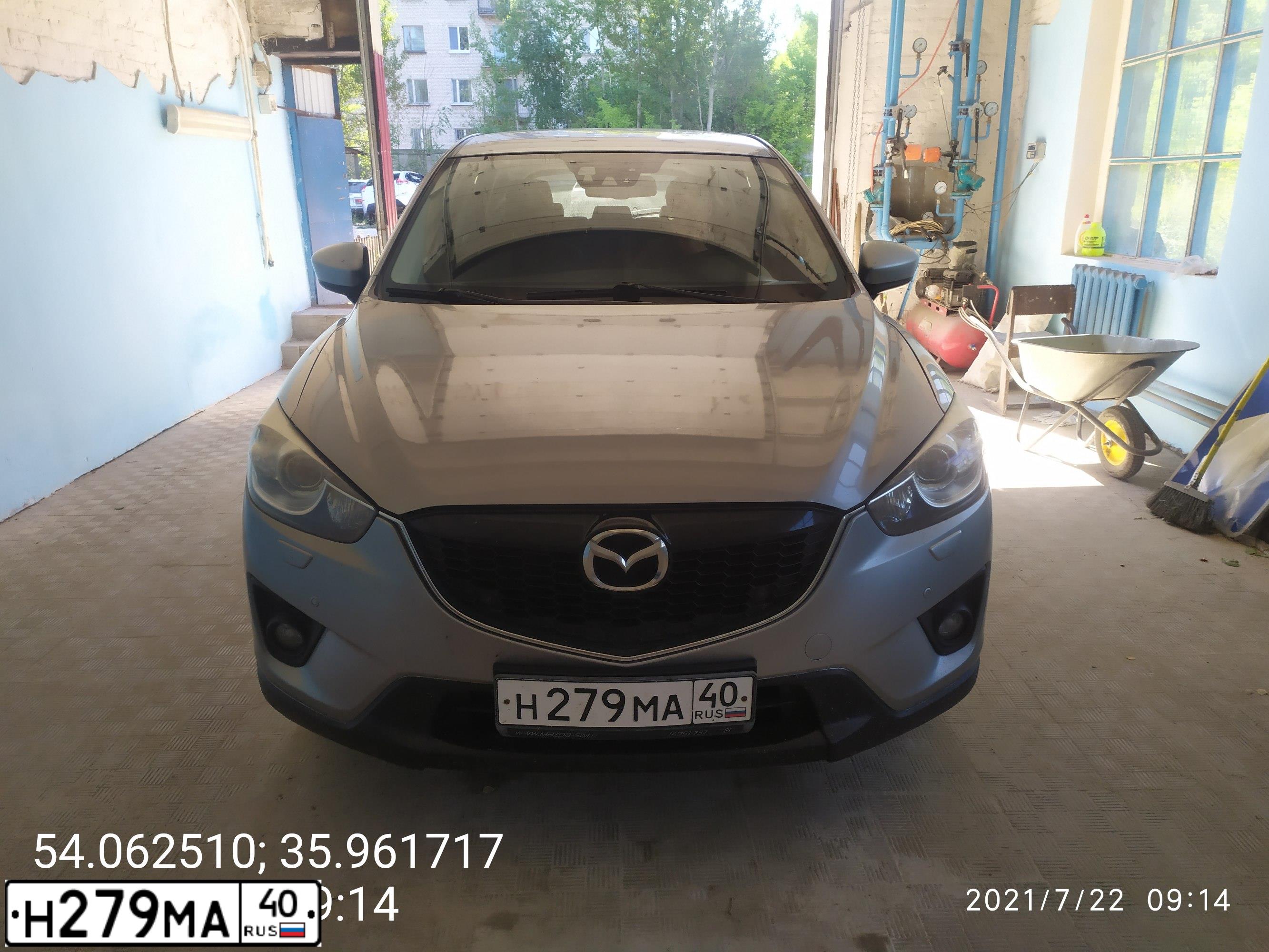 Фото автомобиля MAZDA CX-5, 2013 — госномер Т720ВУ716. Цвет: СЕРЕБРИСТЫЙ