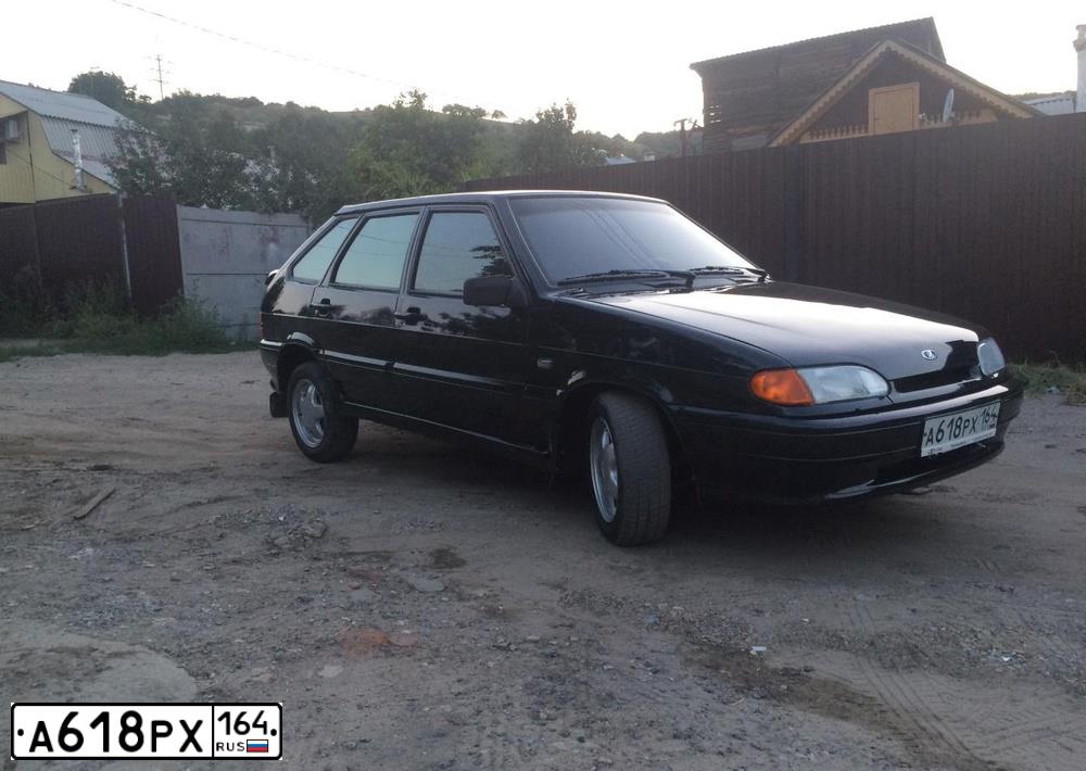 Фото автомобиля LADA 2114 SAMARA, 2007 — госномер А618РХ164. Цвет: ГРАФИТОВЫЙ МЕТАЛЛИК