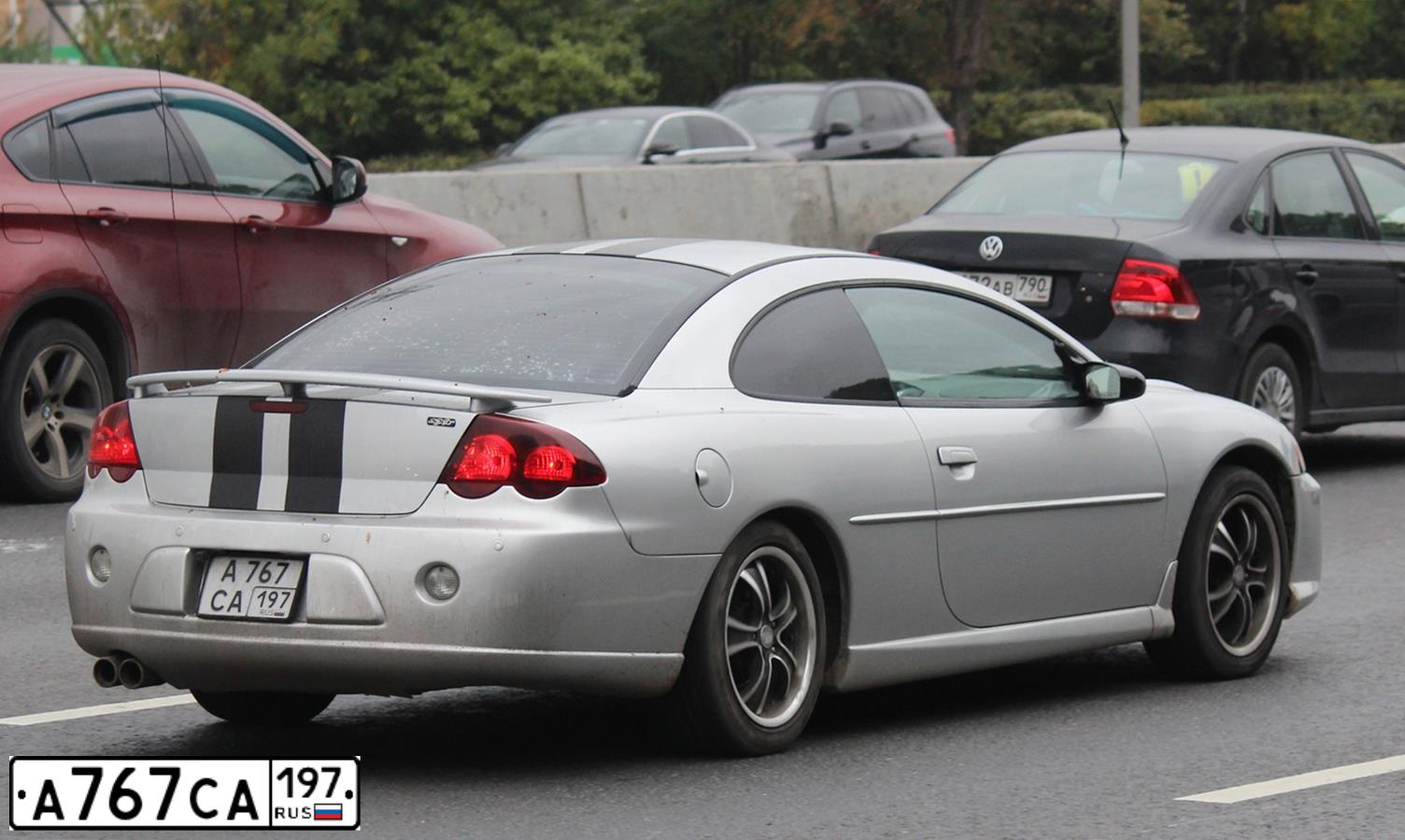 Фото автомобиля DODGE STRATUS, 2004 — госномер А767СА197. Цвет: СЕРЕБРИСТЫЙ