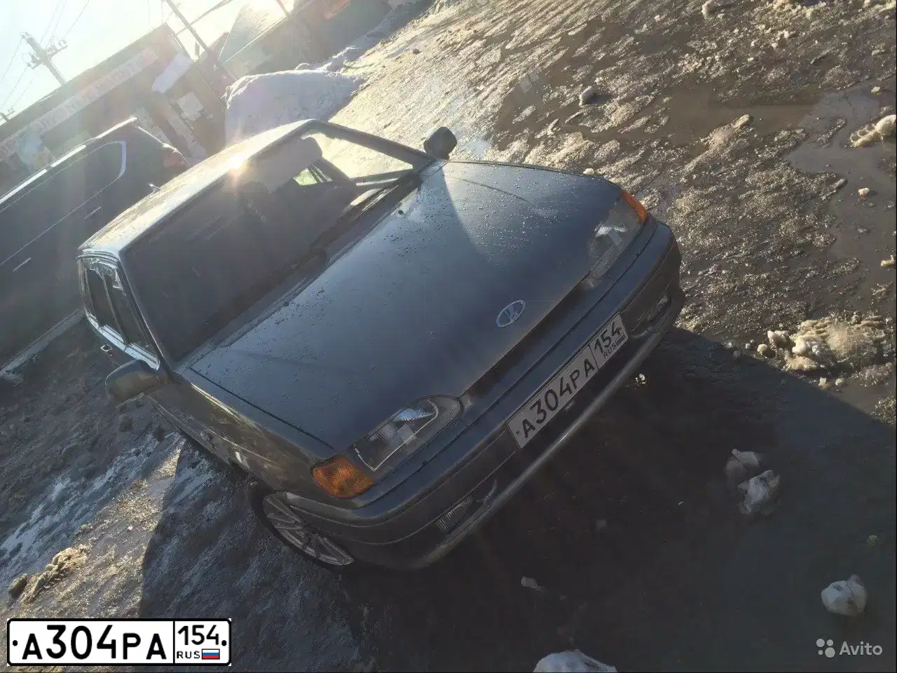 Фото автомобиля LADA 2114 SAMARA, 2007 — госномер Н146УР154. Цвет: СРЕДНИЙ СЕРО-ЗЕЛЕНЫЙ