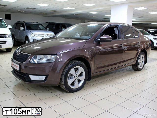 Фото автомобиля SKODA OCTAVIA, 2015 — госномер А421МК790. Цвет: Коричневый