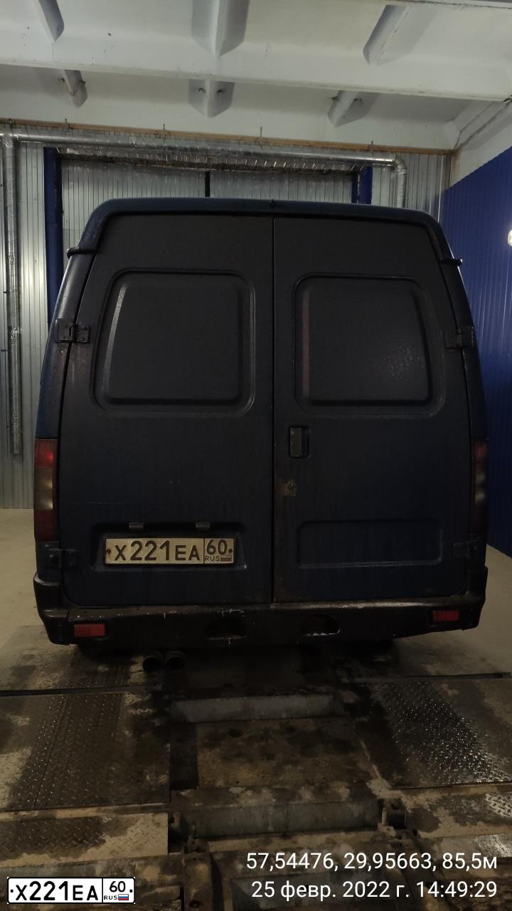 Фото автомобиля GAZ 2705, 2006 — госномер М252АТ53. Цвет: синий