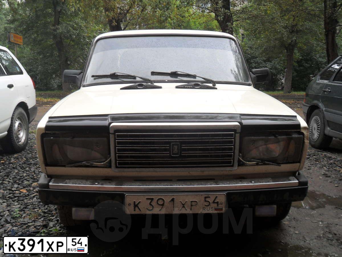 Фото автомобиля LADA 2107, 1998 — госномер К391ХР54. Цвет: БЕЛО ЖЕЛТЫЙ