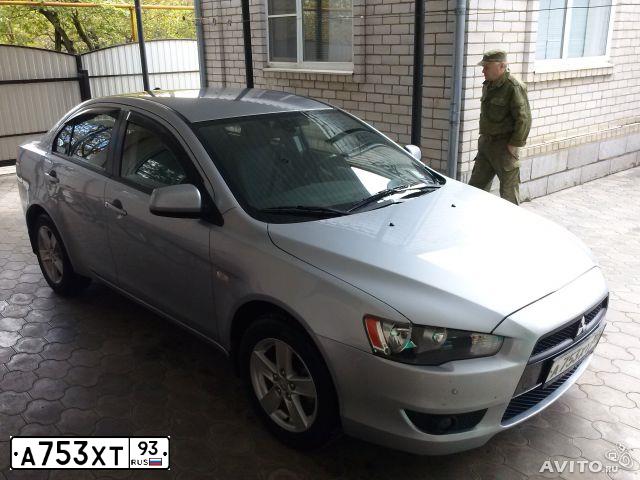Фото автомобиля MITSUBISHI LANCER, 2008 — госномер А154КХ126. Цвет: СЕРЕБРИСТЫЙ