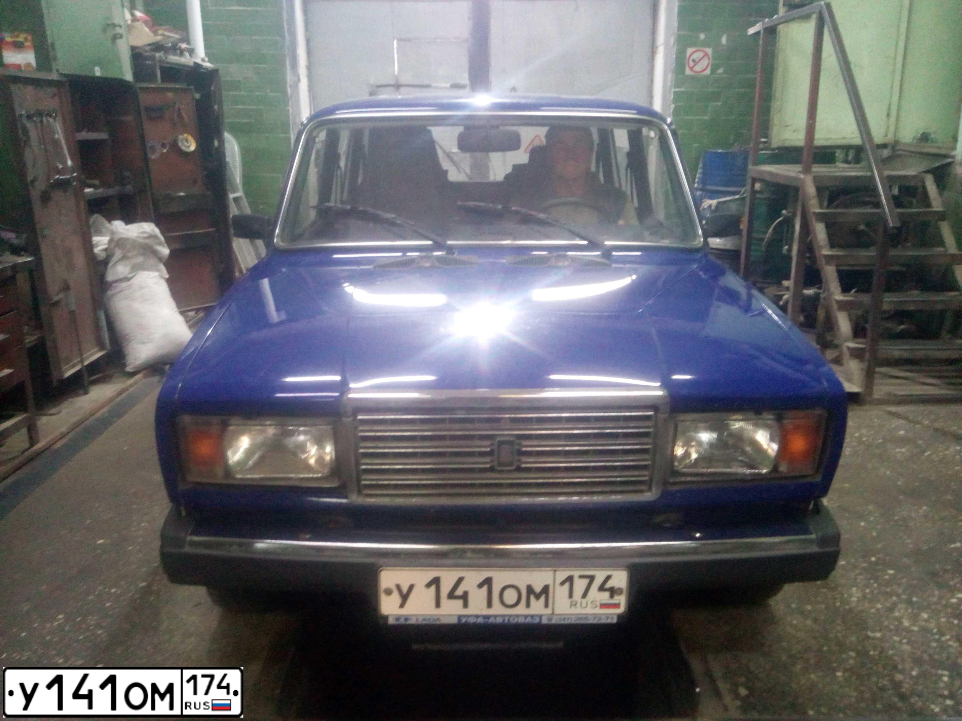 Фото автомобиля LADA 2104, 2012 — госномер У141ОМ174. Цвет: синий