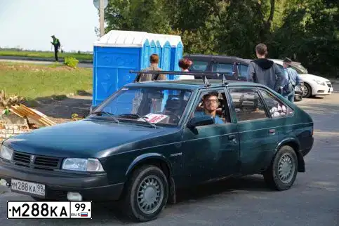 Фото автомобиля AZLK MOSKWITSCH 2141, 1999 — госномер К867ХА48. Цвет: СИНЕ-ЗЕЛЕНЫЙ