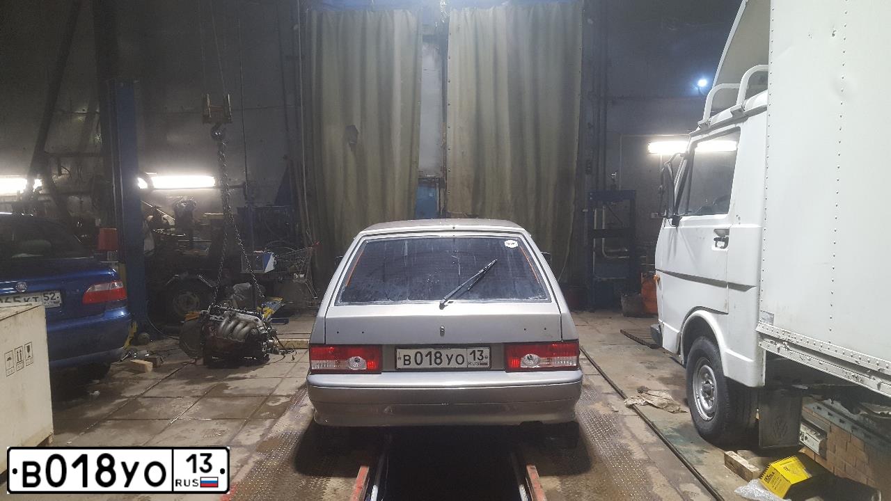 Фото автомобиля LADA 2114 SAMARA, 2007 — госномер В018УО13. Цвет: СЕРО-БЕЖЕВЫЙ