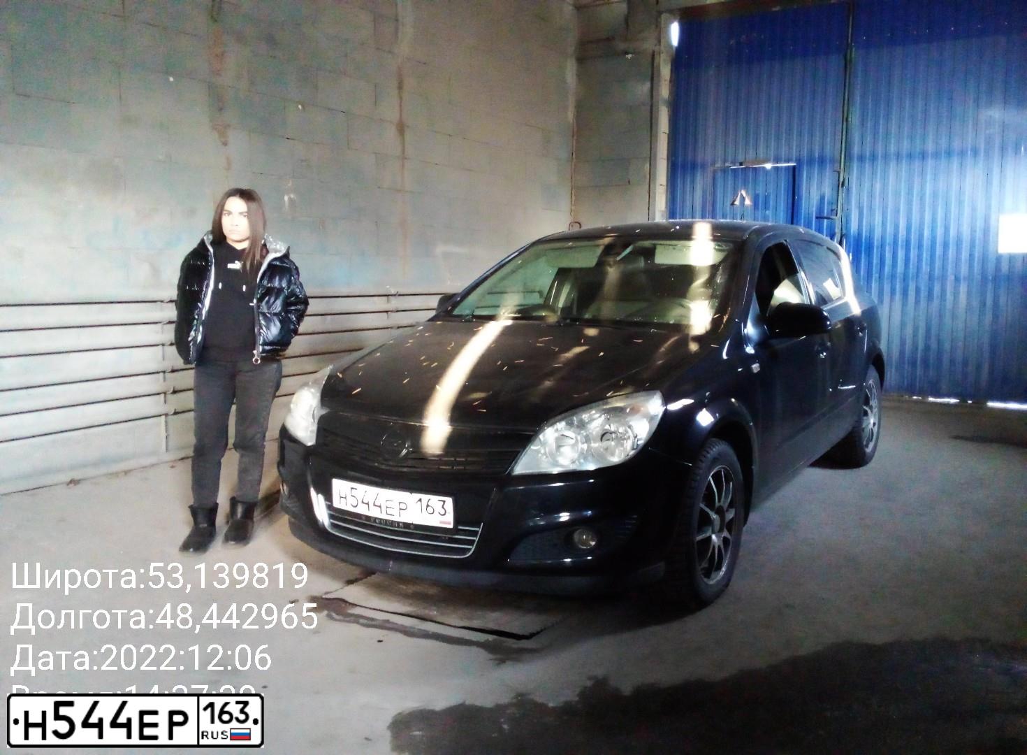 Фото автомобиля OPEL ASTRA, 2010 — госномер М633АВ763. Цвет: ЧЕРНЫЙ