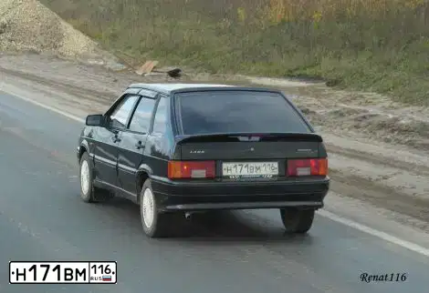 Фото автомобиля LADA 2114, 2008 — госномер С176МХ761. Цвет: ГРАФИТОВЫЙ МЕТАЛЛИК