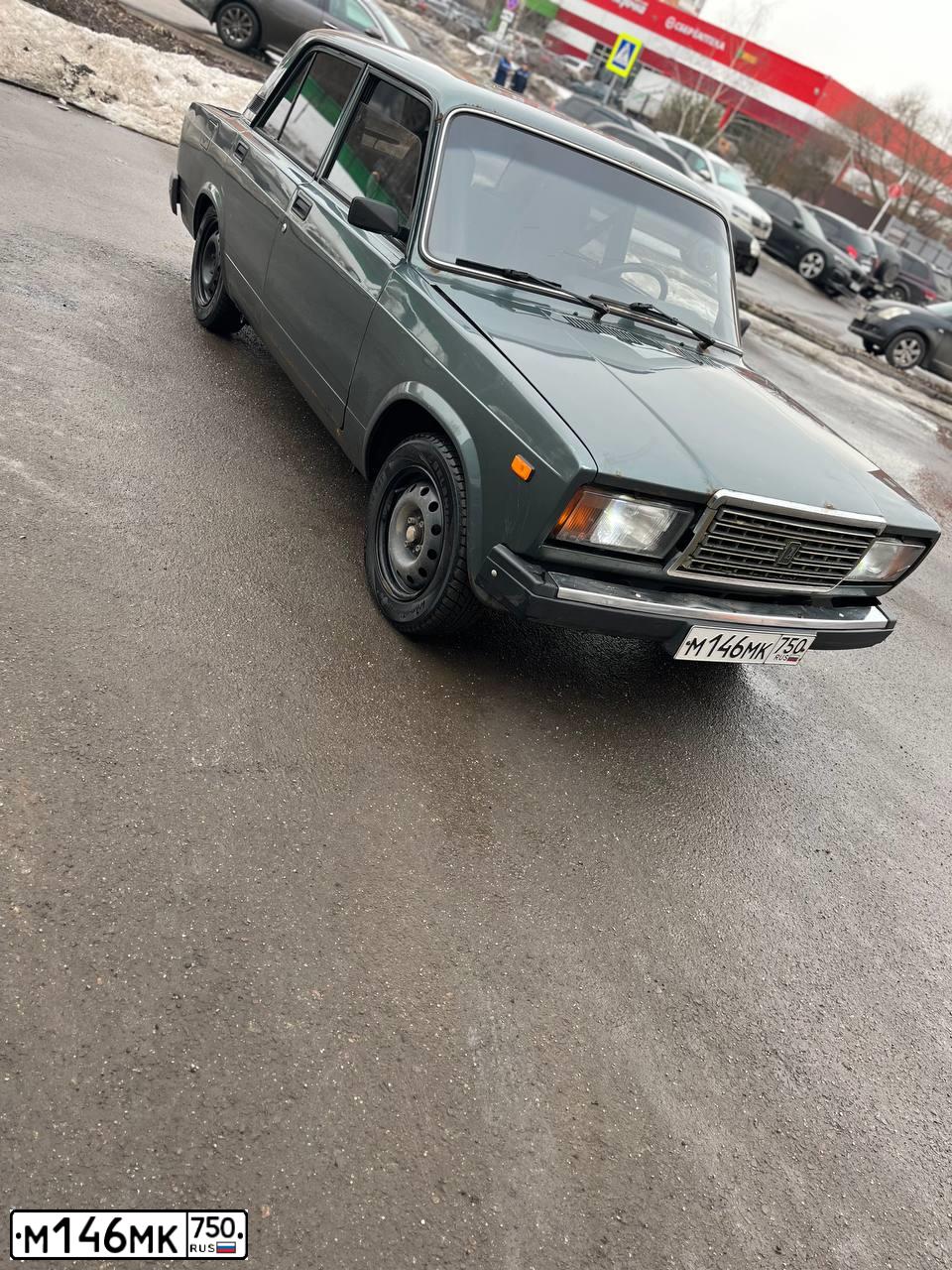 Фото автомобиля LADA 2107, 2011 — госномер К343СР40. Цвет: Серый