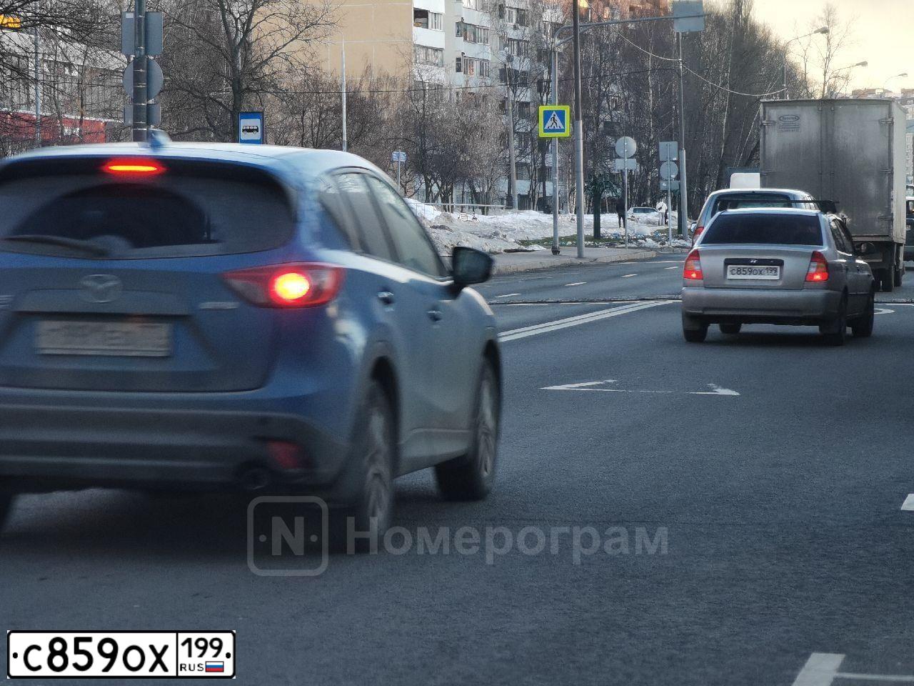 Фото автомобиля TAGAZ ACCENT, 2009 — госномер С859ОХ199. Цвет: СЕРЫЙ