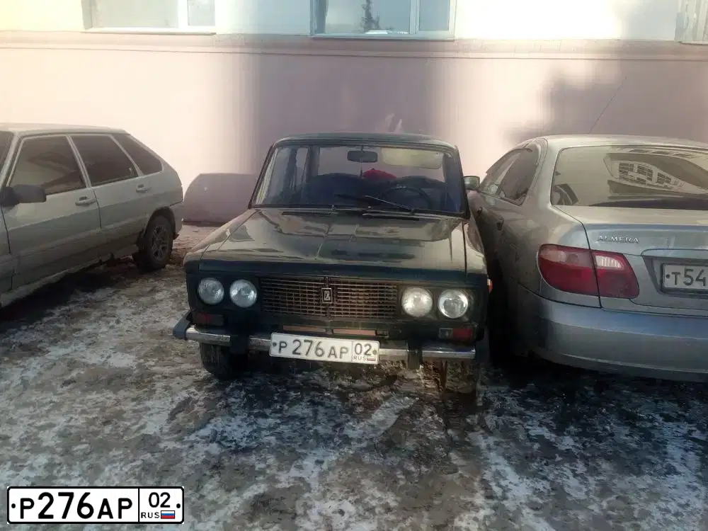 Фото автомобиля VAZ 2106 LADA, 2002 — госномер Р276АР02. Цвет: ТЕМНО-ЗЕЛЕНЫЙ