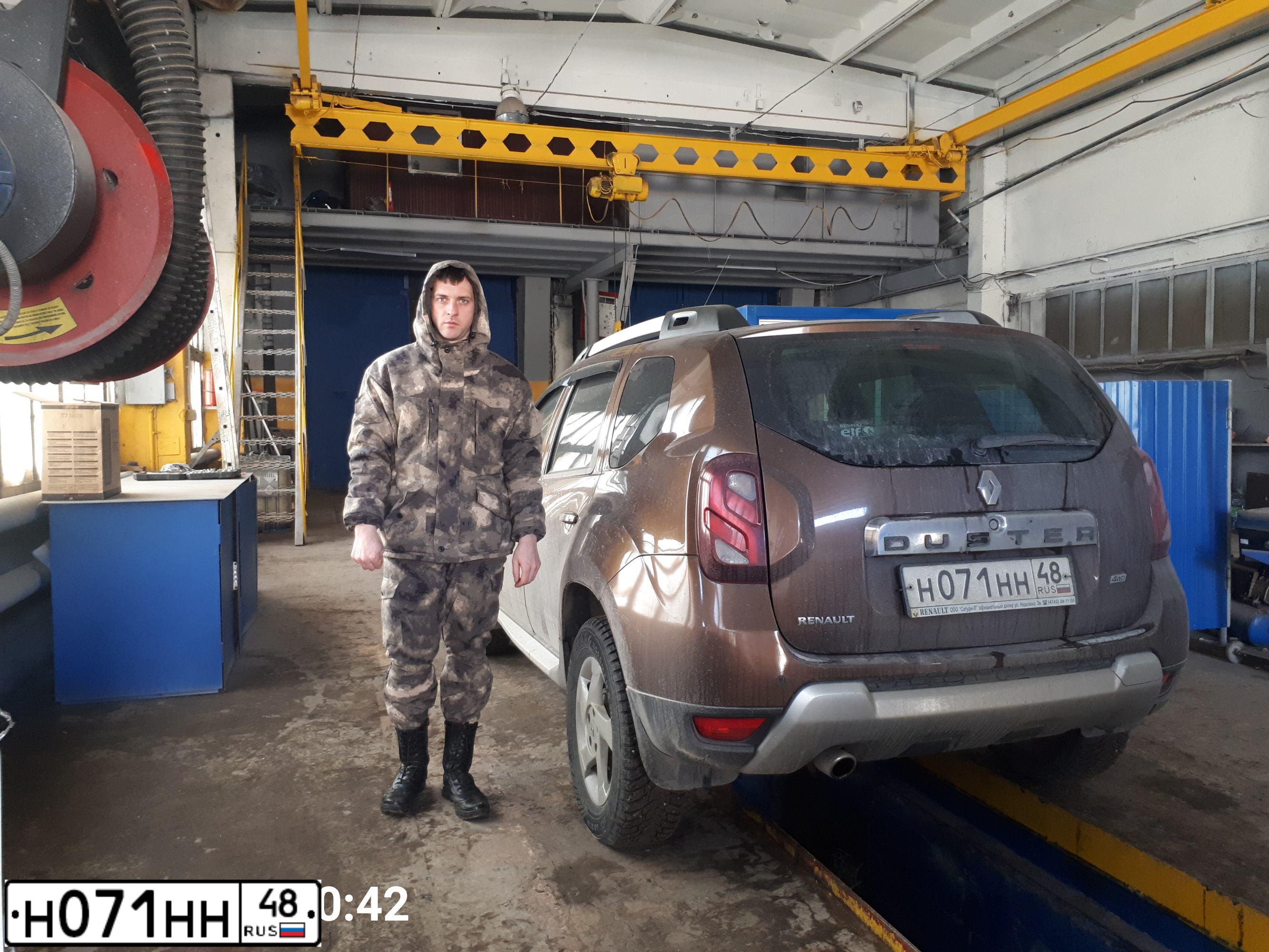 Фото автомобиля RENAULT DUSTER, 2015 — госномер М090ОО48