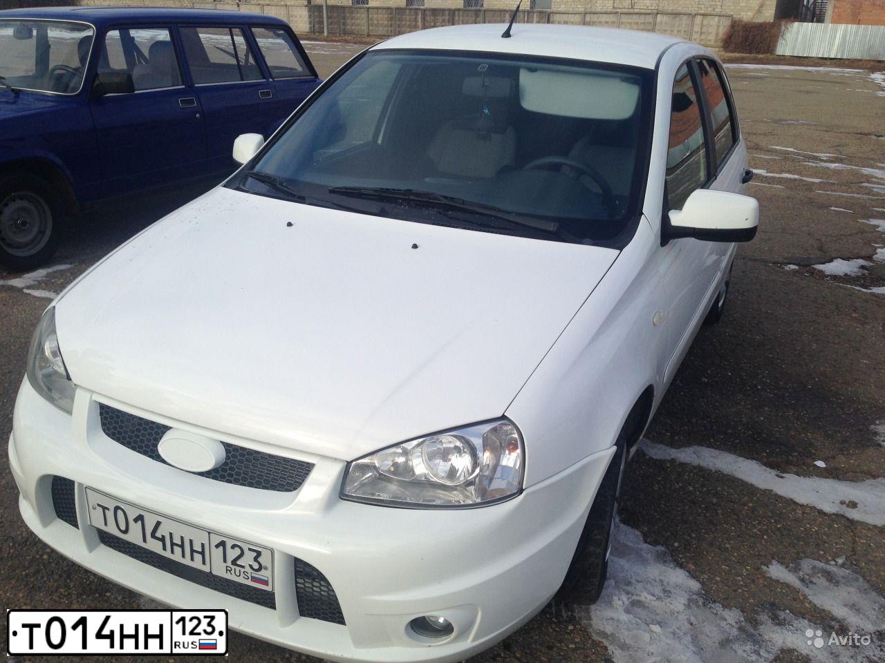 Фото автомобиля LADA 1119 KALINA, 2011 — госномер Е913ТЕ126. Цвет: Белый