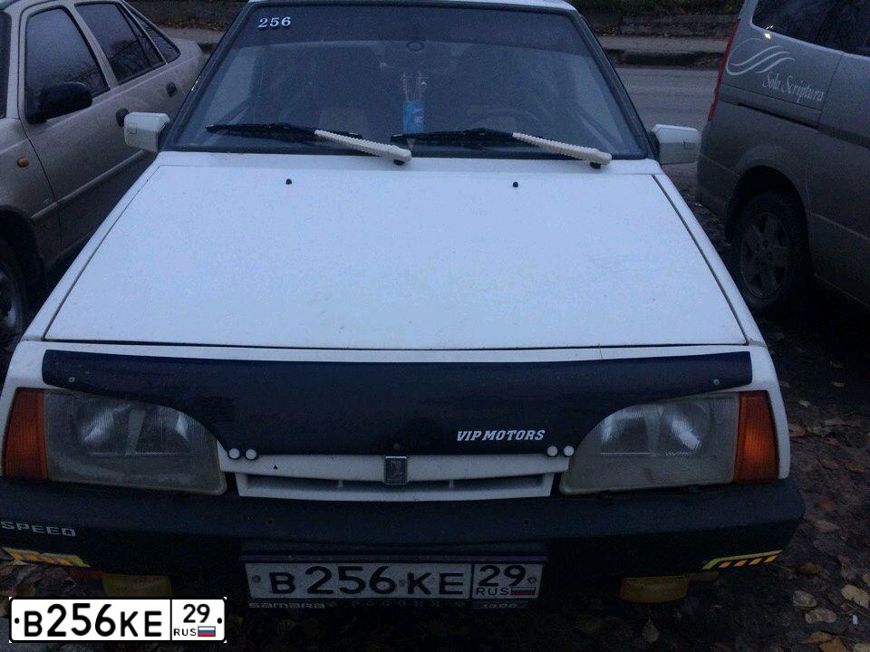 Фото автомобиля LADA 2108 SAMARA, 1987 — госномер В256КЕ29. Цвет: БЕЛЫЙ