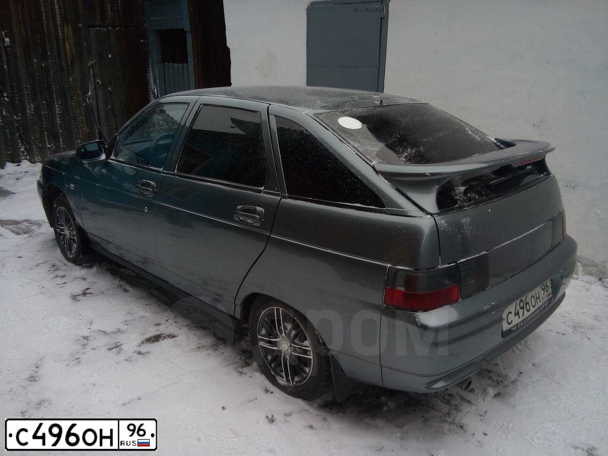 Фото автомобиля LADA 2112, 2007 — госномер С496ОН96. Цвет: СЕРО-ЗЕЛЕНЫЙ