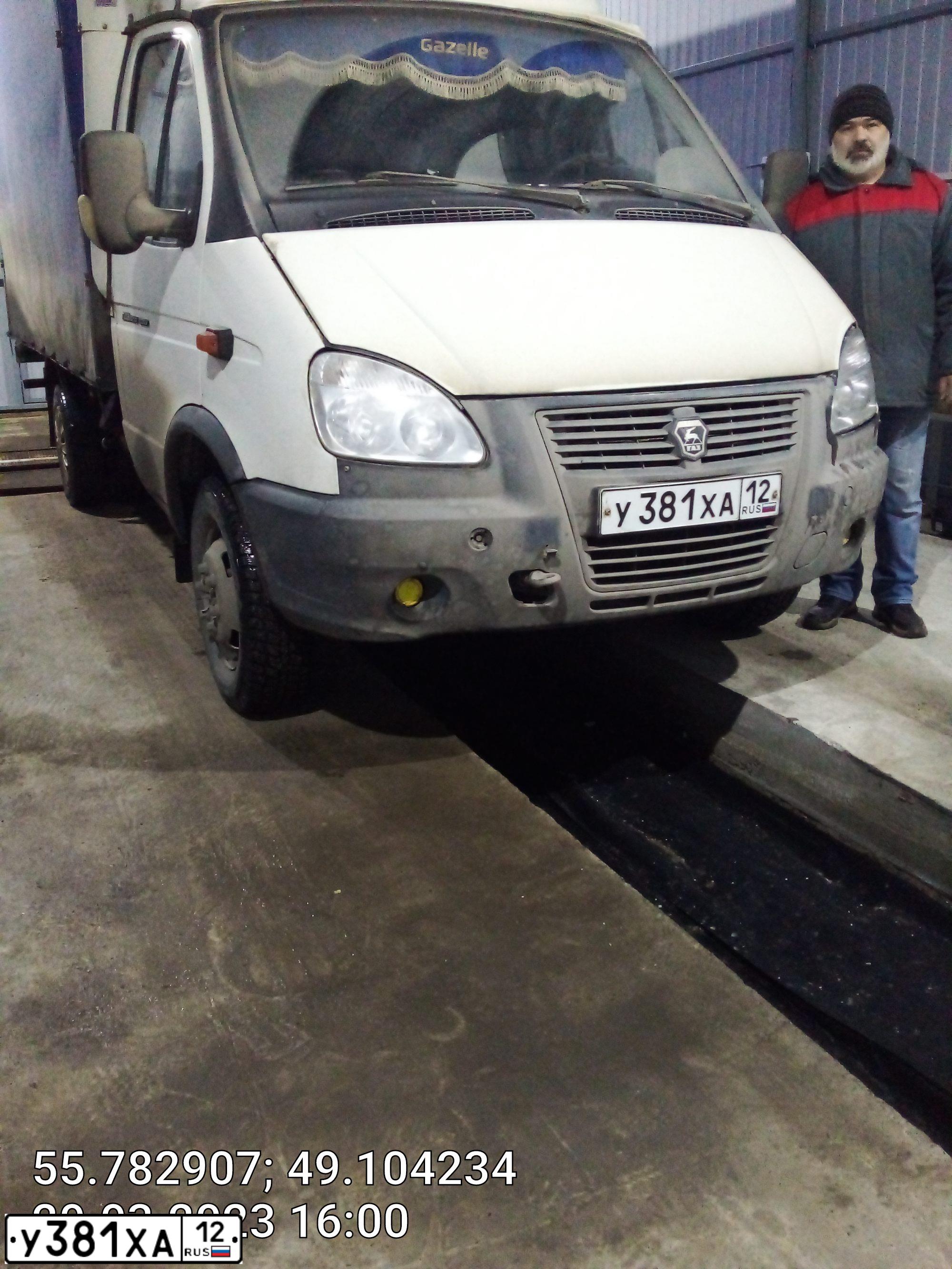 Фото автомобиля GAZ 3302 EL, 2013 — госномер Т525ВЕ116. Цвет: Белый