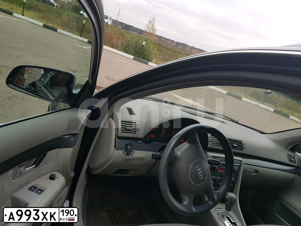 Фото автомобиля AUDI A4, 2004 — госномер В456ТО43. Цвет: СИНИЙ ТЕМНЫЙ