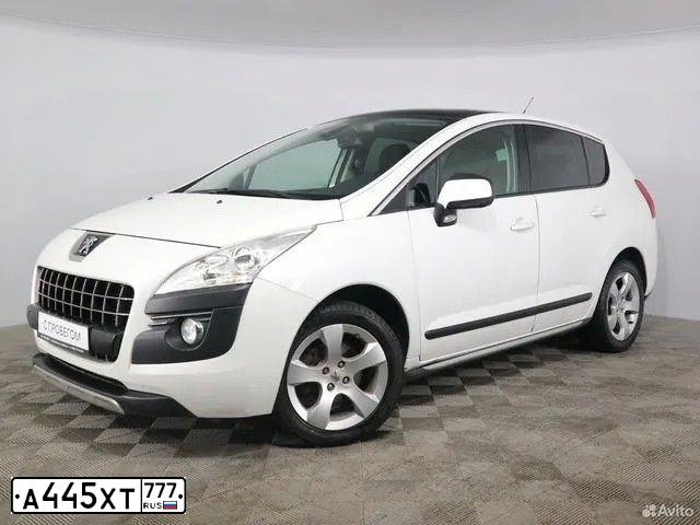 Фото автомобиля ПЕЖО 3008, 2012 — госномер М663УК33. Цвет: Белый