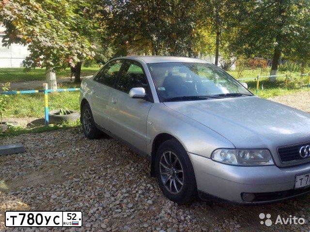 Фото автомобиля AUDI A4, 1999 — госномер О692ВК152. Цвет: СВЕТЛО-СЕРЫЙ
