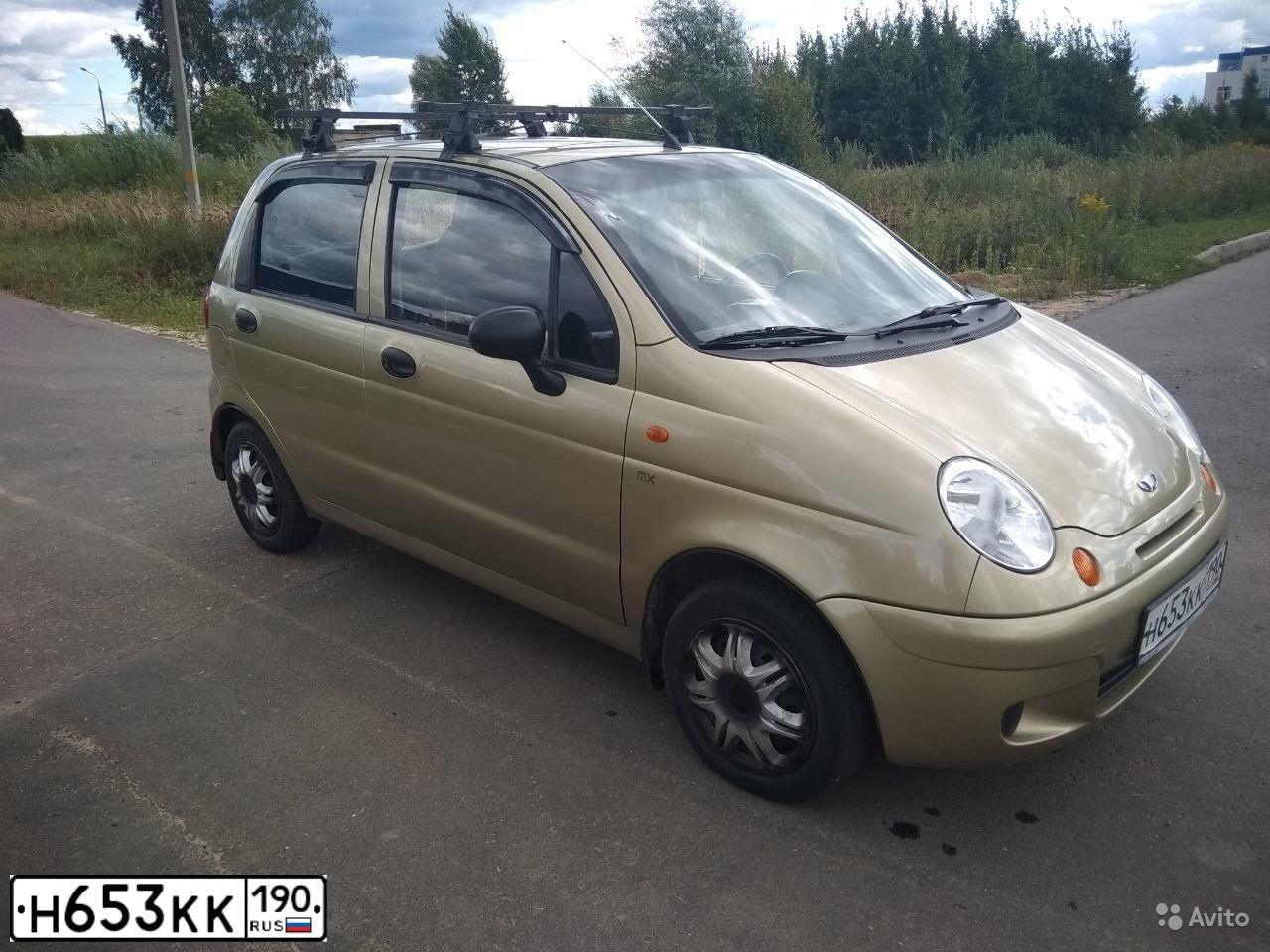 Фото автомобиля DAEWOO MATIZ, 2008 — госномер Н653КК190. Цвет: ЖЕЛТЫЙ