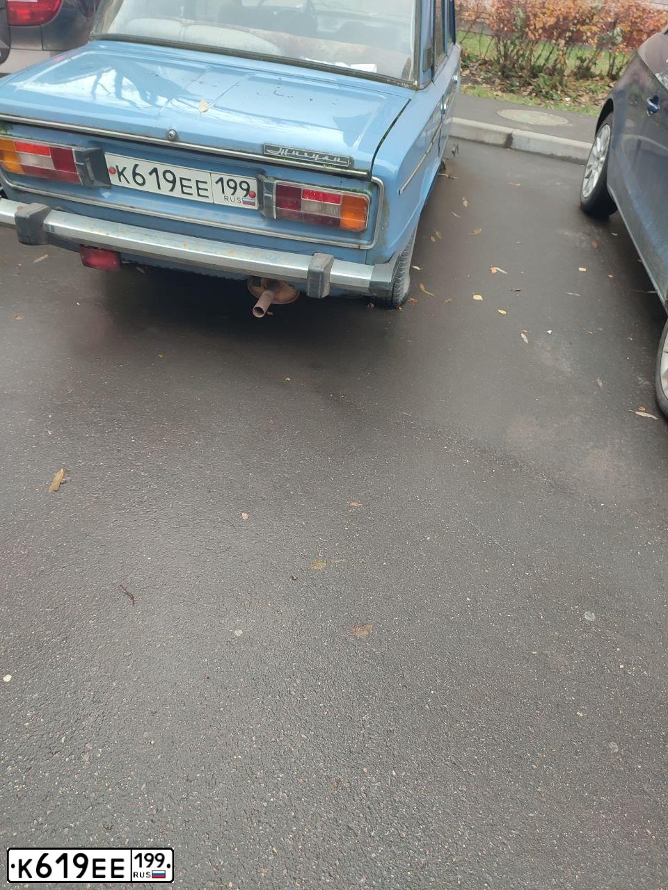 Фото автомобиля LADA 2106, 1995 — госномер К650ЕТ77. Цвет: синий