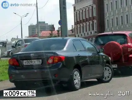 Фото автомобиля MAZDA 6, 2011 — госномер К009СК116. Цвет: БЕЛЫЙ