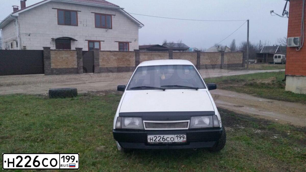 Фото автомобиля LADA 2109 SAMARA, 2000 — госномер С859АХ193. Цвет: Белый