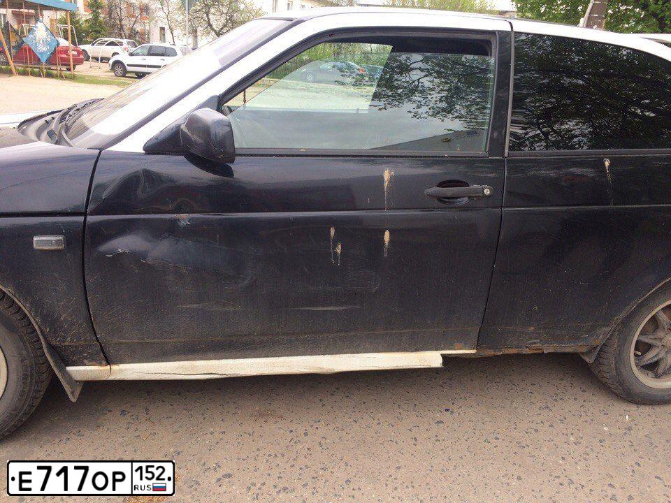 Фото автомобиля LADA 2112 LADA, 2007 — госномер С038АВ58. Цвет: ЧЕРНЫЙ