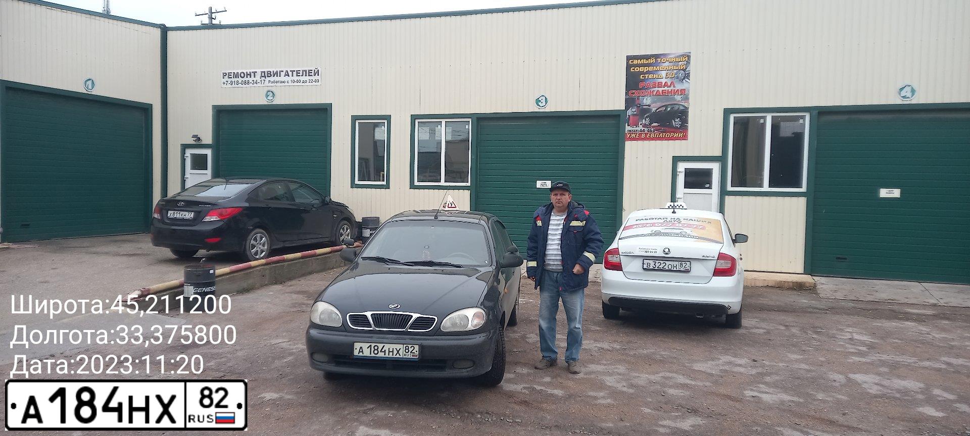 Фото автомобиля ZAZ CHANCE, 2011 — госномер А184НХ82. Цвет: ЧЕРНЫЙ