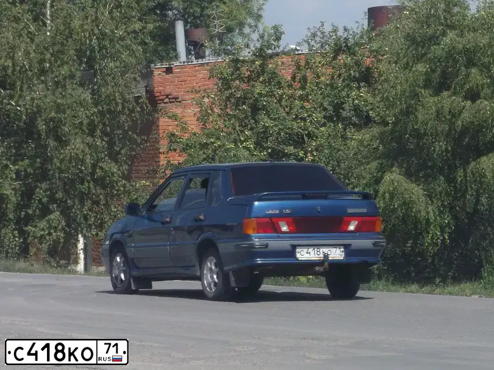 Фото автомобиля LADA 2115 SAMARA, 2005 — госномер Т694СМ58. Цвет: СИНЕ-ЗЕЛЕНЫЙ