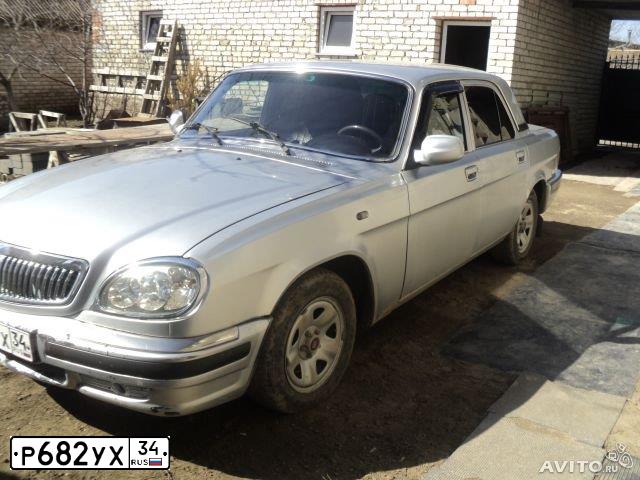 Фото автомобиля GAZ 3110 WOLGA, 2005 — госномер Р682УХ34. Цвет: серебристый