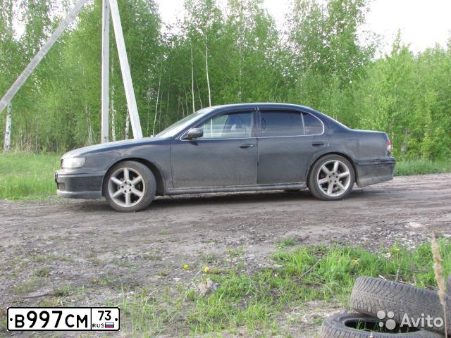 Фото автомобиля NISSAN MAXIMA, 1999 — госномер В997СМ73. Цвет: ЧЕРНЫЙ