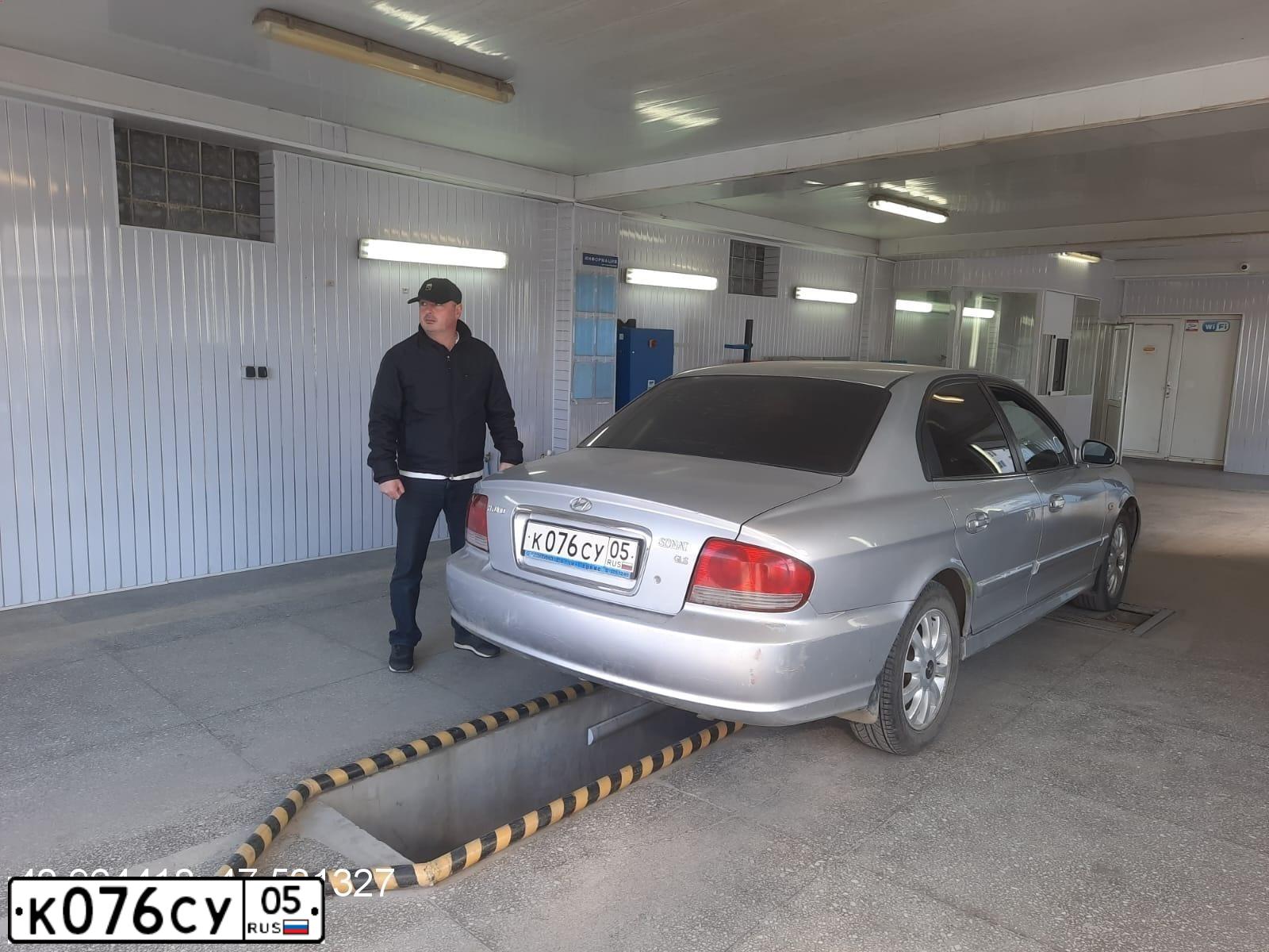 Фото автомобиля TAGAZ SONATA, 2005 — госномер У550МХ52. Цвет: Серебристый