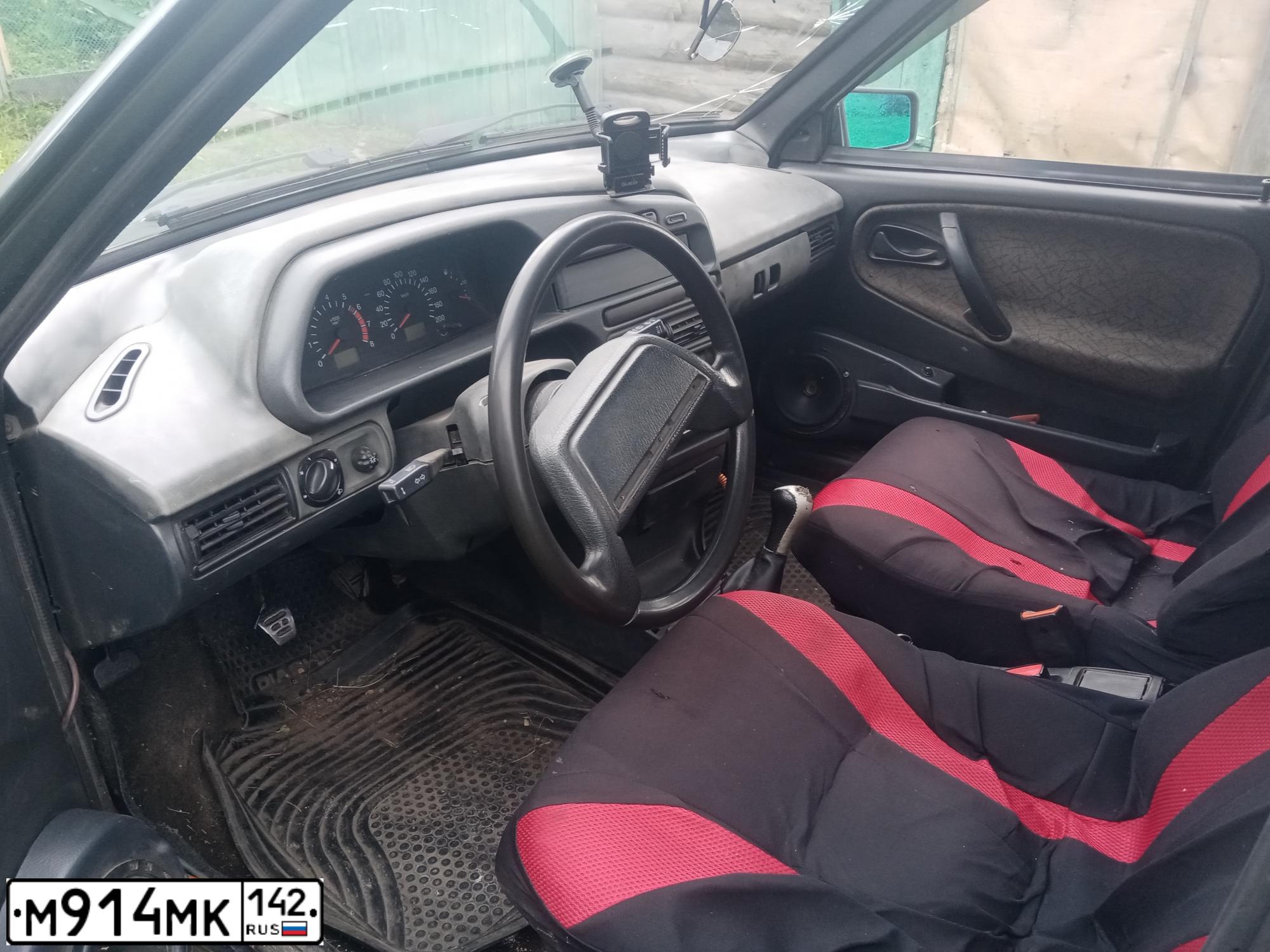 Фото автомобиля LADA 2114 SAMARA, 2007 — госномер М914МК142. Цвет: средний серо-зеленый металлик