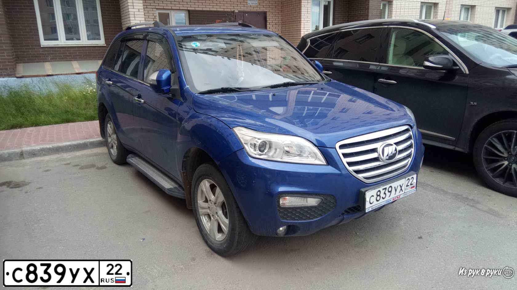Фото автомобиля LIFAN X 60, 2015 — госномер С546СЕ89. Цвет: синий