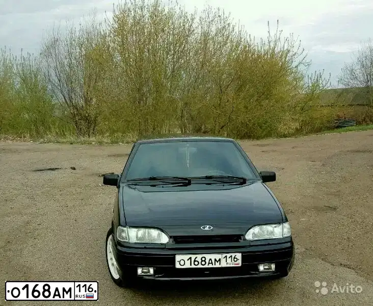 Фото автомобиля LADA 2114 SAMARA, 2011 — госномер О168АМ116. Цвет: Сине-Черный
