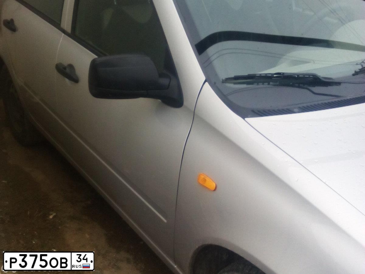 Фото автомобиля LADA 1119 KALINA, 2011 — госномер Р466ЕО05. Цвет: СЕРЕБРИСТЫЙ