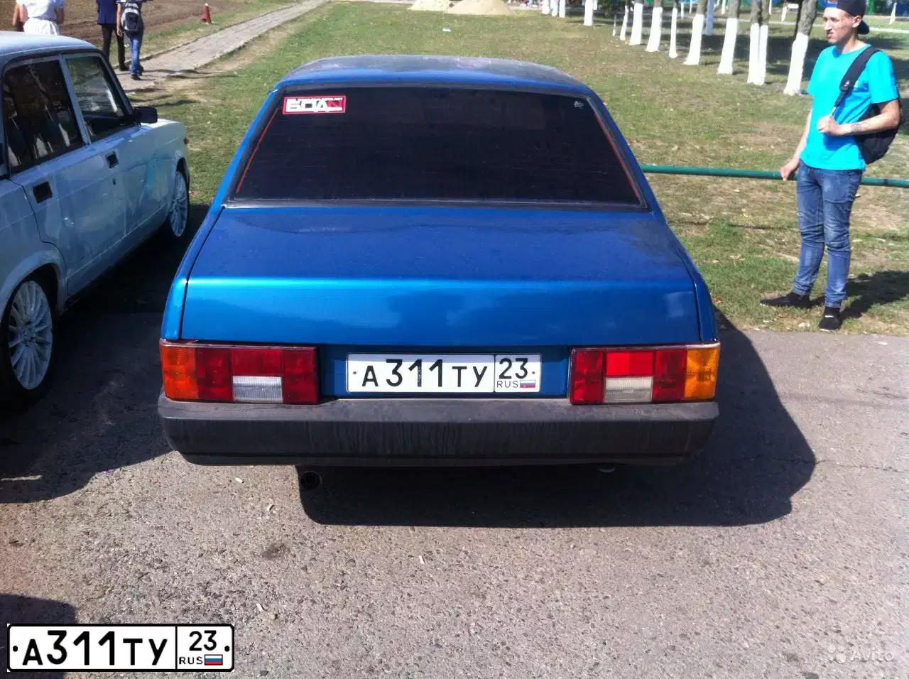 Фото автомобиля LADA 2109 SAMARA, 1999 — госномер А311ТУ23. Цвет: СЕРЕБРИСТ СИНЕ-ЗЕЛЕНЫЙ