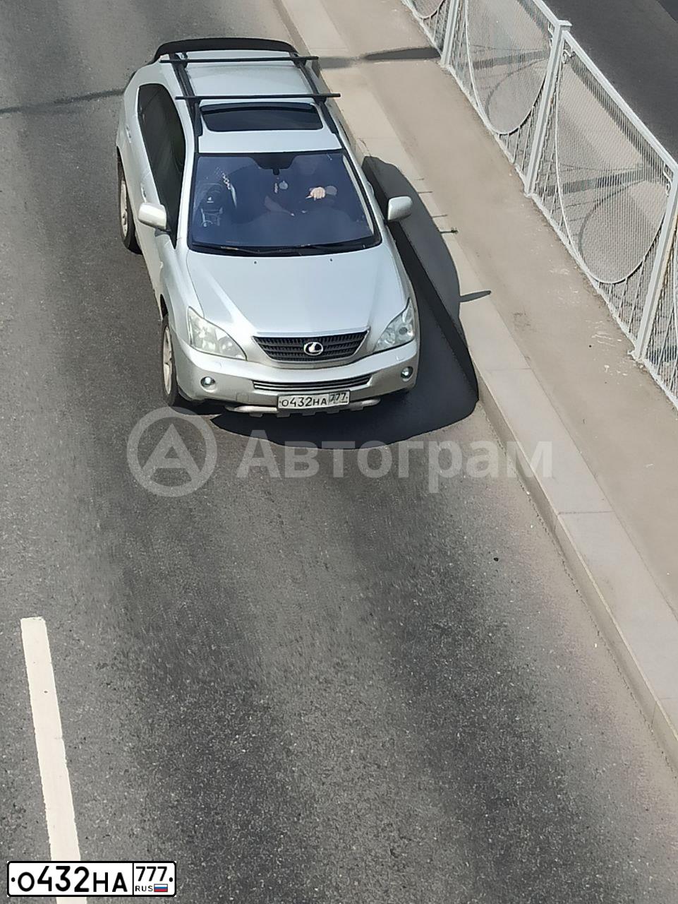 Фото автомобиля LEXUS RX, 2006 — госномер Р626ТС70. Цвет: Серебристый