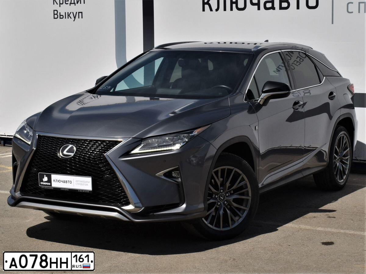 Фото автомобиля LEXUS RX, 2016 — госномер А078НН161. Цвет: Серый
