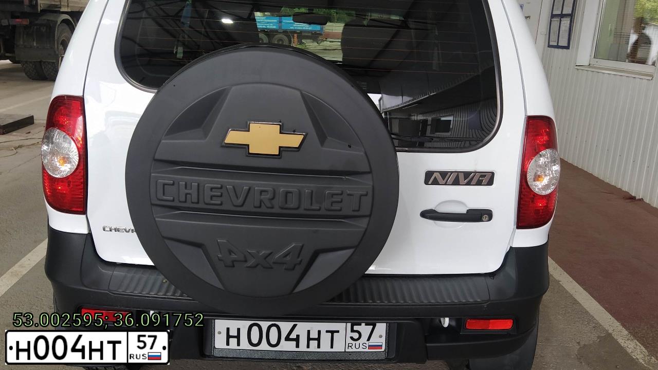 Фото автомобиля CHEVROLET NIVA, 2017 — госномер А907НК57. Цвет: ЯРКО-БЕЛЫЙ