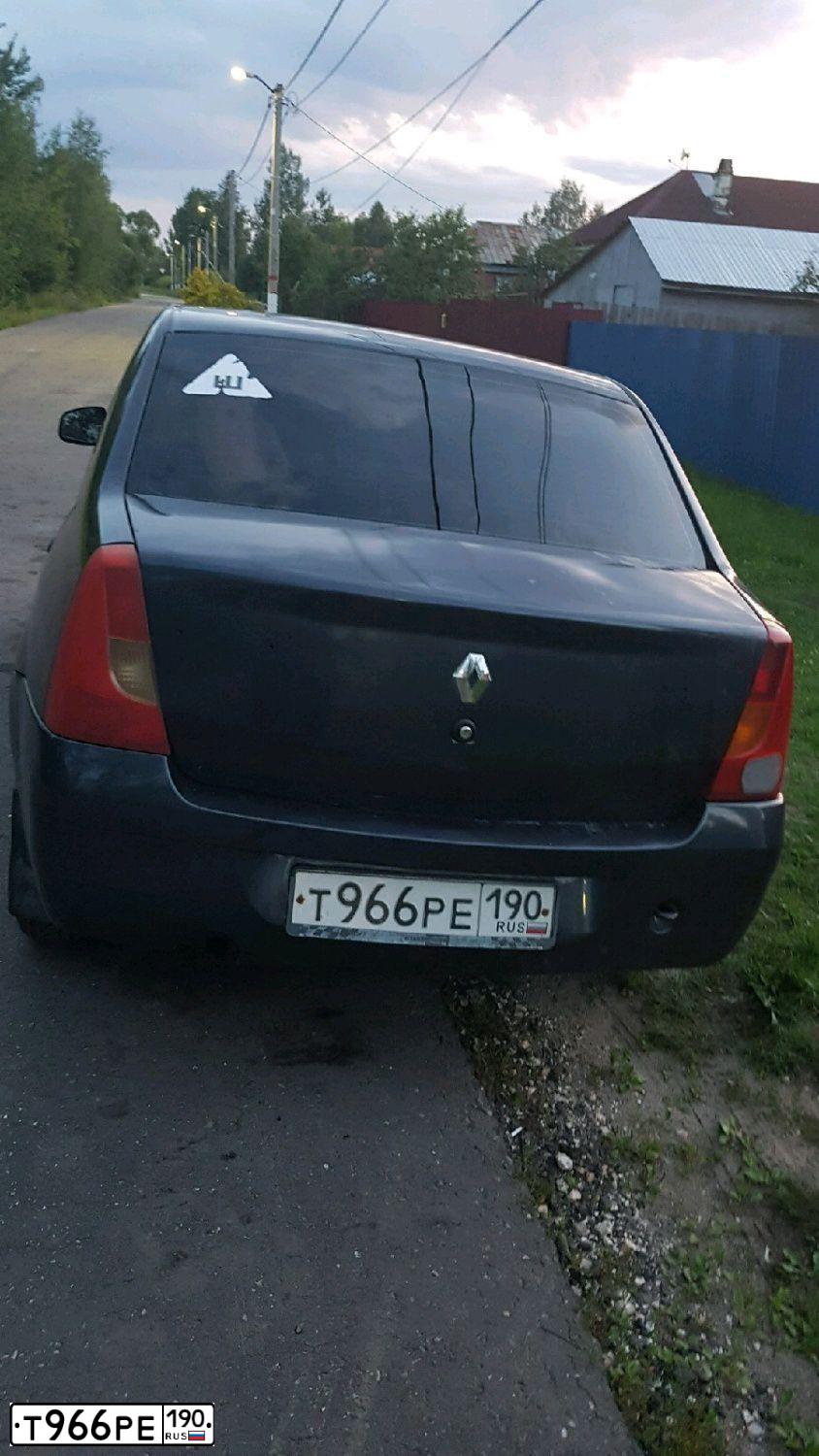 Фото автомобиля RENAULT LOGAN, 2008 — госномер С844НЕ152. Цвет: ТЕМНО-СЕРЫЙ