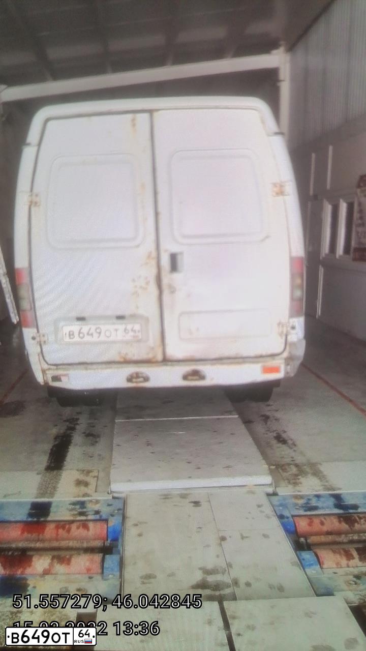 Фото автомобиля GAZ 2705, 2006 — госномер М008КА164. Цвет: Белый