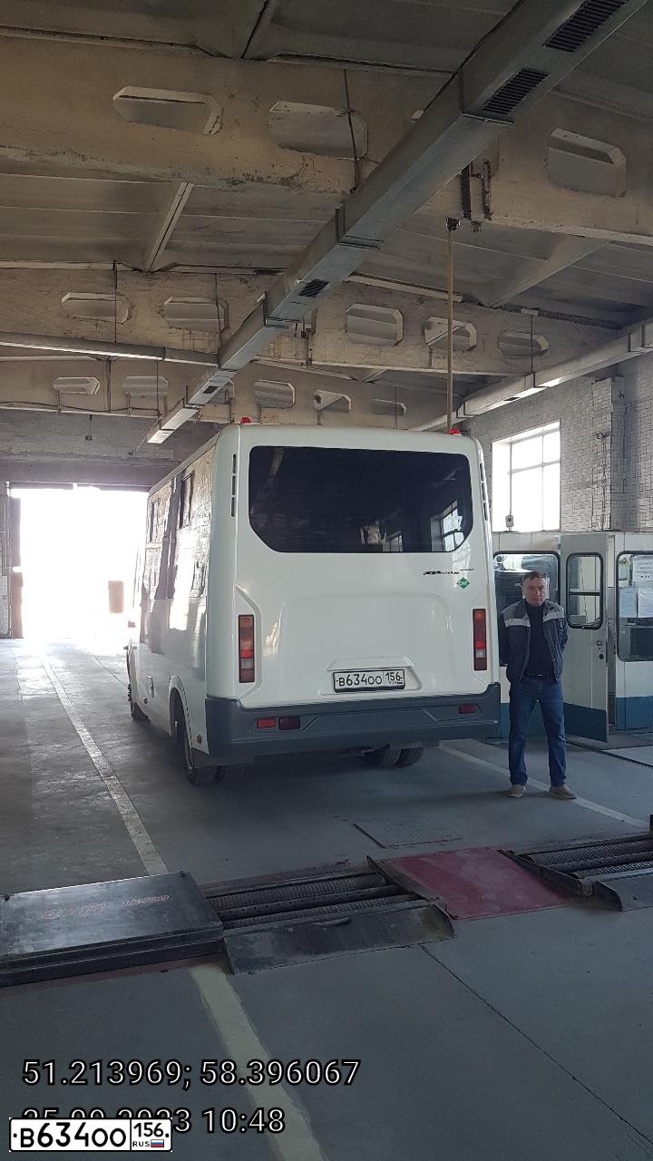 Фото автомобиля GAZ GAZEL NEXT, 2018 — госномер В634ОО156. Цвет: Белый