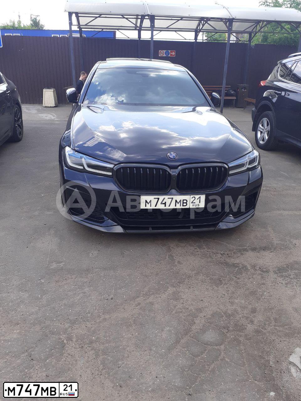 Фото автомобиля BMW 530D XDRIVE, 2020 — госномер А501НВ797. Цвет: ЧЕРНЫЙ