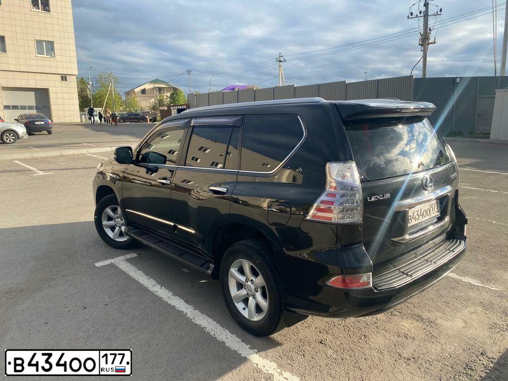 Фото автомобиля LEXUS GX, 2004 — госномер В434ОО177. Цвет: ЧЕРНЫЙ