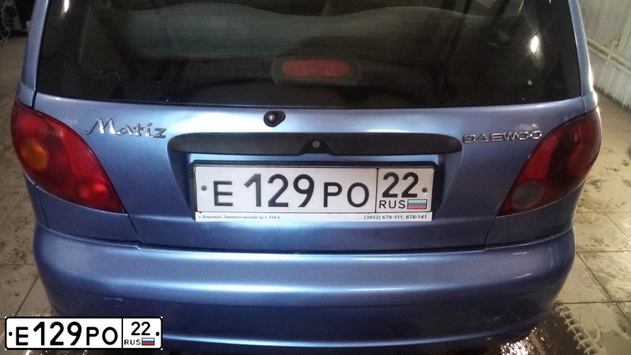 Фото автомобиля DAEWOO MATIZ, 2007 — госномер А869ОЕ142. Цвет: Перламутрово-голубой