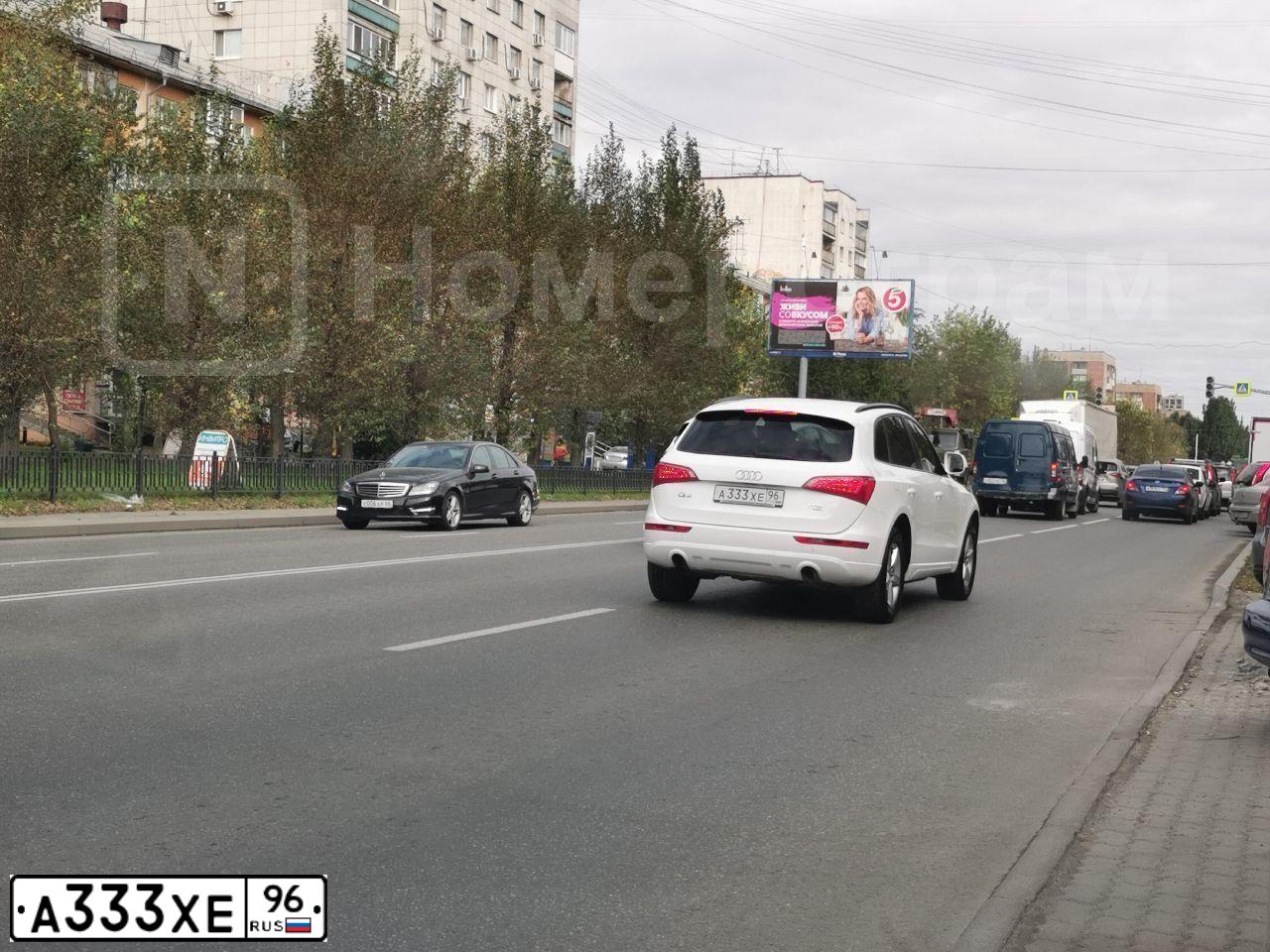 Фото автомобиля VOLKSWAGEN TOUAREG, 2007 — госномер А848КХ196. Цвет: ЧЕРНЫЙ